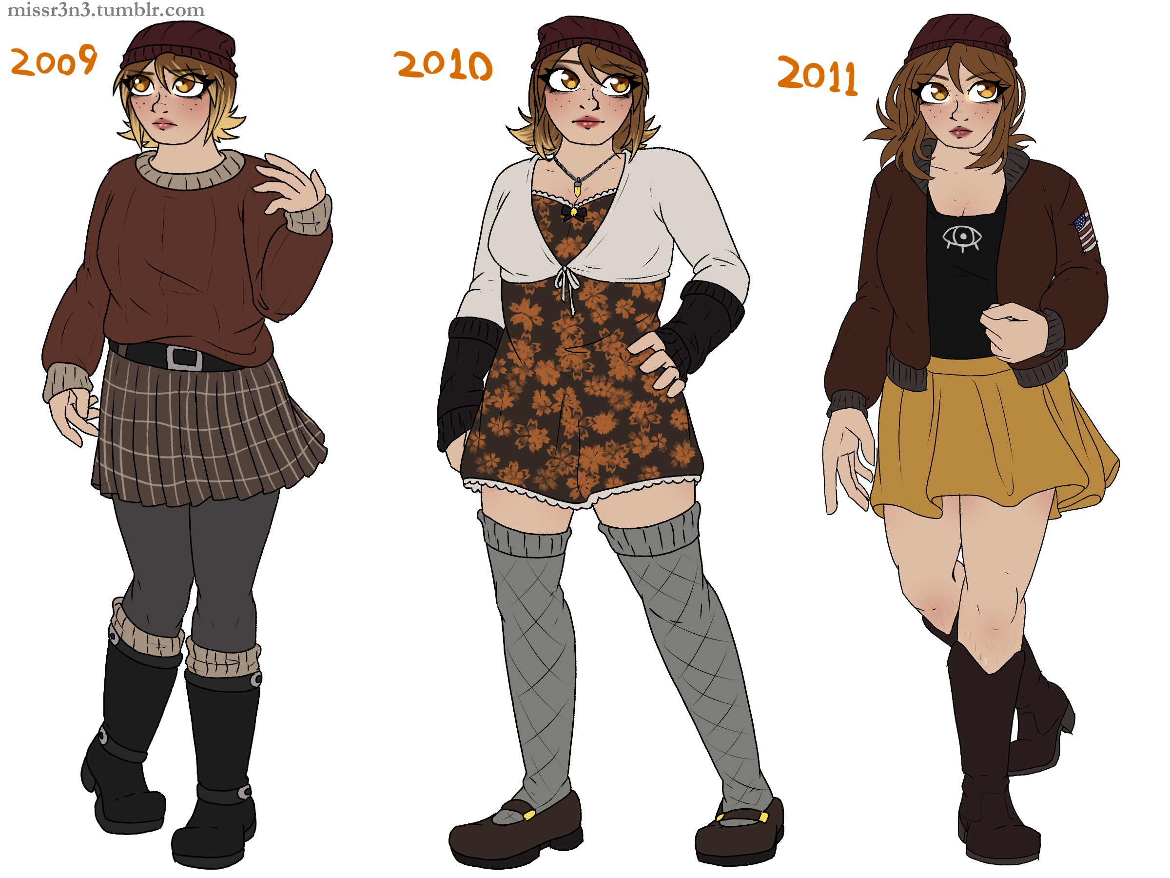 leah milton's 2009, 2010, and 2011 designs
